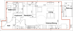 Floorplan of Sienna Alto, 2  Cornmill Lane, Lewisham, London, SE13 7GG