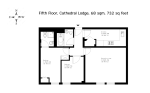 Floorplan of Cathedral Lodge, 110-115 Aldersgate Street, Barbican, London, EC1A 4JE