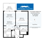 Floorplan of Connaught Heights, Waterside Park, Royal Docks, London, E16 2FS