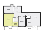 Floorplan of Streamlight, 9 Province Square, Docklands, London, E14 9DW